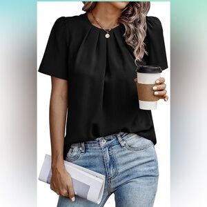 Black Blouse - Medium NWT